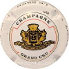 Capsule Petit-Lebrun et fils Blanc, Liseret rouge, verso or, liseret or fin