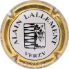 Capsule Lallement Alain Fond blanc, contour or