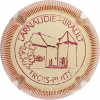 Capsule Larnaudie-Hirault Crème et Bordeaux, stries épaisses