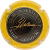 Capsule Le Brun  Servenay Fond noir, contour jaune