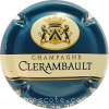Capsule Clerambault Fond bleu, trait fin or dessous