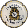 Capsule Collard Picard Contour bleu, or mat, centre blanc