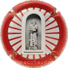 Capsule Courtois Pierre Statue St Paul, contour rouge