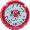 Capsule Domi-Moreau  Contour rouge, verso or