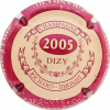 Capsule Richard Dhondt 2005, Contour bordeaux, verso or
