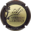 Capsule Leboeuf Alain Or, contour noir