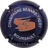 Capsule Bénard-Théry Bleu foncé métallisé et orange en relief