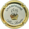 Capsule Bergère Alain Contour or, fond crème