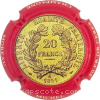 Capsule Moreau Michel Pile, contour rouge