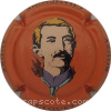 Capsule Clouet André 1- Fond Orange, col violet