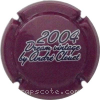 Capsule Clouet André 2004,  fond bordeaux