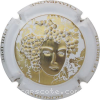 Capsule Mignon Philippe Or, contour blanc