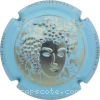Capsule Mignon Philippe Or, contour turquoise pâle