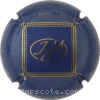 Capsule Bandock Jean Marie Centre bleu foncé, contour bleu, or