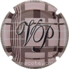 Capsule Vigier-Perrot Rose et marron, initiales noires