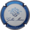 Capsule Menu Gilles Contour bleu métallisé