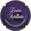 Capsule Cordoin-Didierlaurent Bleu métallisé et strass sur le i de Antoinette