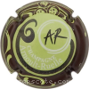Capsule Arnoult-Ruelle Vert, contour et AR marron