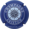 Capsule Ariston Centre blanc, contour bleu