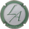 Capsule Aubriot Laurent Argent, contour vert