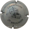 Capsule Brugnon P. Gris métallisé et noir