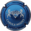 Capsule Noizet Carole Bleu métallisé et blanc