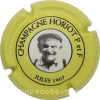 Capsule Horiot P. & F. Contour vert-jaune