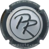 Capsule Rouyer Philippe Initiales et contour vert foncé