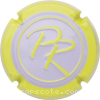 Capsule Rouyer Philippe Initiales et contour jaune pâle