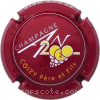 Capsule Coizy P. et F. Fond bordeaux
