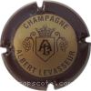 Capsule Levasseur Albert Contour marron, fond or