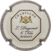 Capsule Dagonet L. et Fils Crème et marron, striée