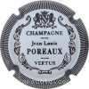 Capsule Poreaux Jean-Louis Blanc et noir, striée