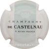 Capsule De Castelnau Fond blanc, bande vert pâle
