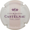 Capsule De Castelnau Fond blanc, bande rose