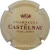 Capsule De Castelnau Fond crème pâle, bande crème