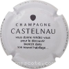 Capsule De Castelnau Fond blanc, goutte noire et texte
