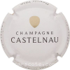 Capsule De Castelnau Fond blanc, goutte or