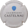 Capsule De Castelnau Fond blanc, goutte bleue