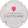 Capsule De Castelnau Fond blanc, goutte rouge