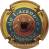 Capsule De Cazanove Contour or, Cercle intérieur rosé