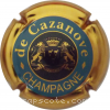 Capsule De Cazanove Contour or, Cercle intérieur vert foncé