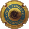 Capsule De Cazanove Contour or foncé, Cercle intérieur or foncé