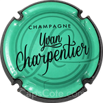 Capsule Charpentier Yvan Turquoise, contour noir
