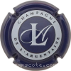 Capsule De L'Argentaine Bleu foncé, cercle blanc
