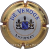 Capsule De Venoge Or, barre bleue pâle