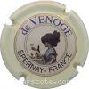 Capsule De Venoge Contour crème, centre rosé