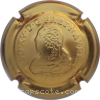 Capsule De Venoge Or avec relief sur la coiffure