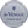 Capsule De Venoge Brut, Crème pâle et bleu foncé