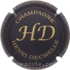 Capsule Dechelle Henri Noir mat et or